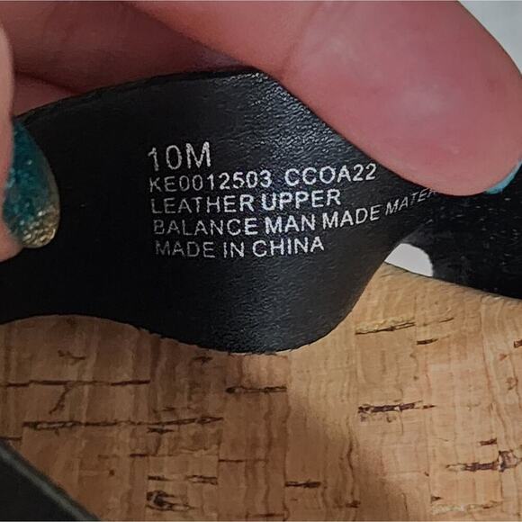 Kork-Ease‎ Drew Leather Cross Banded Platform Sandals women's size 10 - Picture 7 of 13